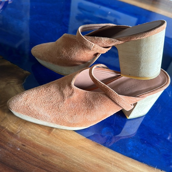 Modified Rachel Comey Kidskin Leather Platform Clog - Picture 3 of 6